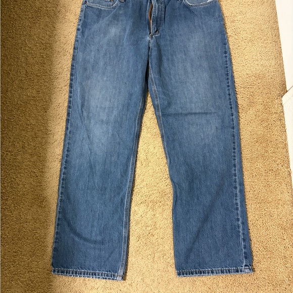 Carhartt Light Blue Denim Pocket Detail 40x34 - Picture 2 of 9